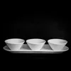 Sara 4-częściowy zestaw porcelanowych miseczek na przekąski Podgląd zdjęcia produktu 3