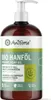 A bottle of organic hemp oil with a pump dispenser. Produktbild-Vorschau