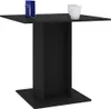 vidaXL Jedálenský stôl Black 80x80x75 cm Materiál dreva Náhľad obrázku produktu 5