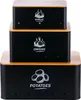 Set da 3 contenitori Relaxdays, per patate, cipolle e Anteprima dell’immagine prodotto 5