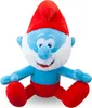 A plush toy of Papa Smurf sitting down. Produktbild-Vorschau