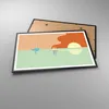 Gerahmtes Poster - Schwarzer Rahmen - Sonne Segelschiff Produktbild-Vorschau 3