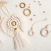 Kit de macramé Relaxdays, kit de bricolage de 73 pièces Voir les images du produit 6