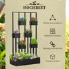 Outsunny Blumenkasten, Hochbeet, Pflanzkasten mit Rankhilfe Produktbild-Vorschau 4