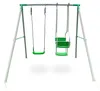 Altalena da giardino per 3 bambini – Lunghezza della corda Anteprima dell’immagine prodotto 1