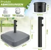tillvex® Podstawa parasola PAVERA z kółkami i hamulcami, Podgląd zdjęcia produktu 2