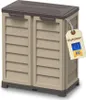 Gartenschrank Wetterfest Outdoor Kunststoff Schrank Produktbild-Vorschau 1