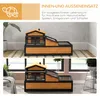 PawHut schildpadhuis van hout, schildpadren met twee Productafbeelding-voorbeeld 8