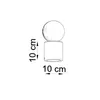 Tischleuchte SALGADO Beton 1xE27 15W Beton 10x10x10cm Produktbild-Vorschau 4