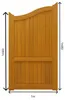 Portillon En Bois Plein L1m x H1,60/1,80 (sans Voir les images du produit 4