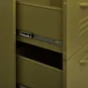 vidaXL Armoire à tiroirs vert olive 80x35x101,5 cm Acier Voir les images du produit 9