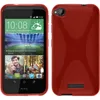 PhoneNatic Case kompatibel mit HTC Desire 320 - rot Silikon Produktbild-Vorschau 1