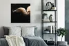 MuchoWow® Poster Geier - Weiß - Schwarz 75x75 cm - Wand Produktbild-Vorschau 4