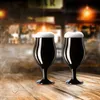 PLATINUX Schwarze Biertulpen Biergläser Set 6 Teilig 450ml Produktbild-Vorschau 4