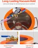 Close-up view of a vacuum chamber with detailed insets showing a sealed connector and a tight-sealing lid. Produktbild-Vorschau