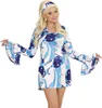 70er Jahre Lady Retro Kostüm - Hippie Partykleid mit Produktbild-Vorschau 4