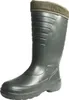 A single green rubber boot is shown against a white background. Produktbild-Vorschau