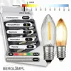 A product box containing LED filament bulbs with a diagram showing color temperature and product specifications. Produktbild-Vorschau