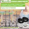 A group of vacuum cleaners and filters are displayed with a child in the background. Produktbild-Vorschau