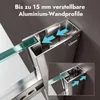 doporro Eckdusche 75x140x195cm chrom Duschkabine Produktbild-Vorschau 7