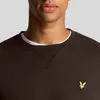 Lyle & Scott - Felpa girocollo da uomo GT5382 (S) (Marrone Anteprima dell’immagine prodotto 4