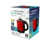 Wasserkocher Esperanza EKK128R Schwarz Rot Edelstahl Produktbild-Vorschau 2