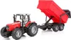 Traktor Bruder MASSEY FERGUSON ze składanym wózkiem Podgląd zdjęcia produktu 15