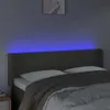 [Home] LED Kopfteil Dunkelgrau 147x16x78/88 cm Samt , Neue Produktbild-Vorschau 4
