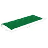 vidaXL Coussins de banc de jardin 2 pcs. Vert 150x50x7 cm Voir les images du produit 23