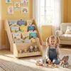 COSTWAY 4 stufiges Kinder Bücherregal, Kinderregal mit Fach Produktbild-Vorschau 2