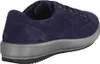 A side view of a blue suede sneaker with a gray sole. Produktbild-Vorschau