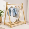 Relaxdays, appendiabiti per bambini, in legno di pino, con Anteprima dell’immagine prodotto 3