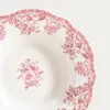 HOMLA LOURRY hluboký talíř červený 22 cm Náhled obrázku produktu 3