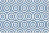 MuchoWow® Mauspad Mousepad Kreis - Blau - Muster 27x18 cm - Produktbild-Vorschau 1