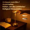 Kabellose LED-Tischlampe - Runde Metalllampe mit Produktbild-Vorschau 6