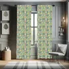 ABAKUHAUS Geometryczne zasłony, firanki, ilustracja serca i Podgląd zdjęcia produktu 4