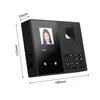 A black time clock device with a screen displaying a person's face, a fingerprint scanner, and a keypad. Náhled obrázku produktu