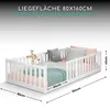 Alavya Home Bodenbett TITAN 80x160 cm mit Produktbild-Vorschau 6