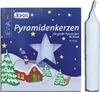 Pyramidová svíčka 18 bílá 18x105mm Náhled obrázku produktu 8