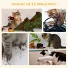 PawHut Kratzbaum 57 cm Kleiner Katzenbaum mit Katzenhöhle, Produktbild-Vorschau 6