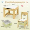 COSTWAY 3 TLG. Dětská sedací souprava, dětský stolek se 2 Náhled obrázku produktu 3