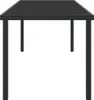 vidaXL Gartentisch Schwarz 200 x 80 x 73 cm Metall Produktbild-Vorschau 6