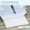 PawHut Vogelvoliere Vogelkäfig Metallvoliere mit Ständer Produktbild-Vorschau 5