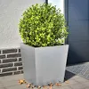 vidaXL Bac à plantes 2 pcs. 50x50x50 cm Acier galvanisé Voir les images du produit 2