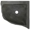 vidaXL Lavabo Grigio (30-37) x (30-37) x 12 cm Pietra di Anteprima dell’immagine prodotto 4