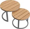 Ensemble de canapés de jardin en L Merax avec 2 tables Voir les images du produit 13