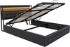 Fortuna Lai Lit capitonné 140x190 cm avec éclairage LED & Voir les images du produit 8