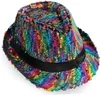 Trilby Party Hut Discohut Sommerhut Wendepailetten bunt Produktbild-Vorschau 1