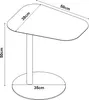 Beistelltisch 'Nastätten' Balkontisch Metall 50 x 50 x 38 Produktbild-Vorschau 7
