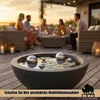 BigDean Miniteich Brunnen Set Schale mit Teichkugeln Produktbild-Vorschau 6